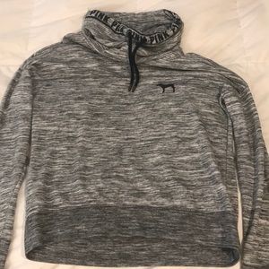 pink turtle neck sweater